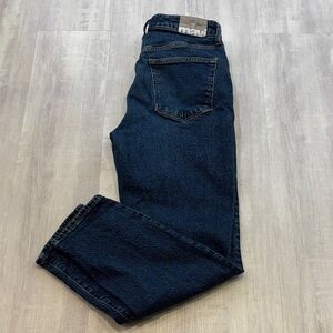 Mavi Star Iconic High Rise Moms Jeans Dark Blue Straight Leg